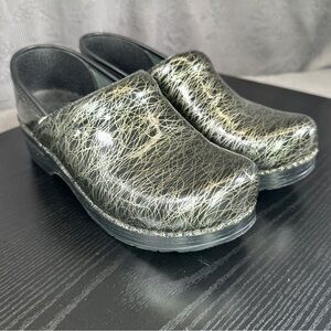 Dansko Marbled Gold Professional Clogs EU39 US8.5